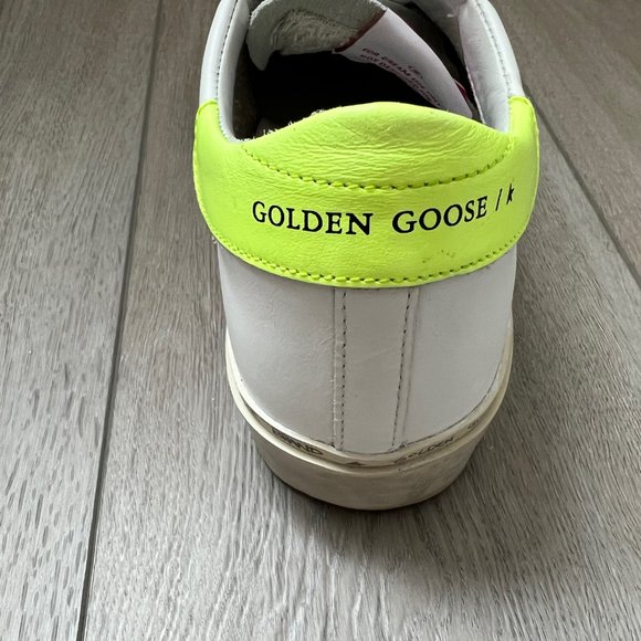 Golden Goose Hi Star Leather & Haircalf Sneakers - Picture 9 of 11